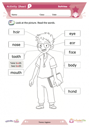 Wonder Tales - Bathtime Activity Sheets