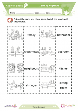 Wonder Tales - I like my neighbours Activity Sheets