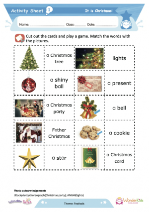 Wonder Tales - It is Christmas! Activity Sheets