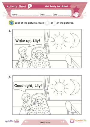 Wonder Tales - Get ready for school Activity Sheets