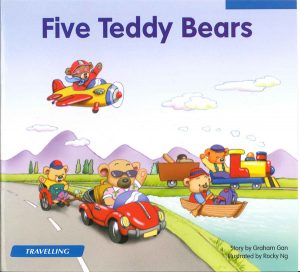 Learn with Stories (i-Pen) (BLUE) Five Teddy Bears