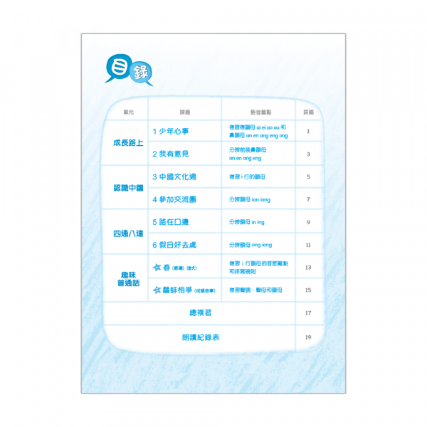 小學來說普通話作業五上（第四版＿19）