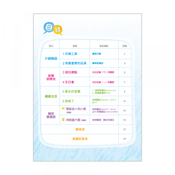 小學來說普通話作業 語音速成教材二上（第四版＿19）