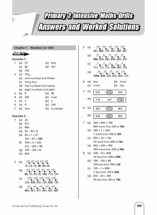 P2 Intensive Maths Drills (3ED)