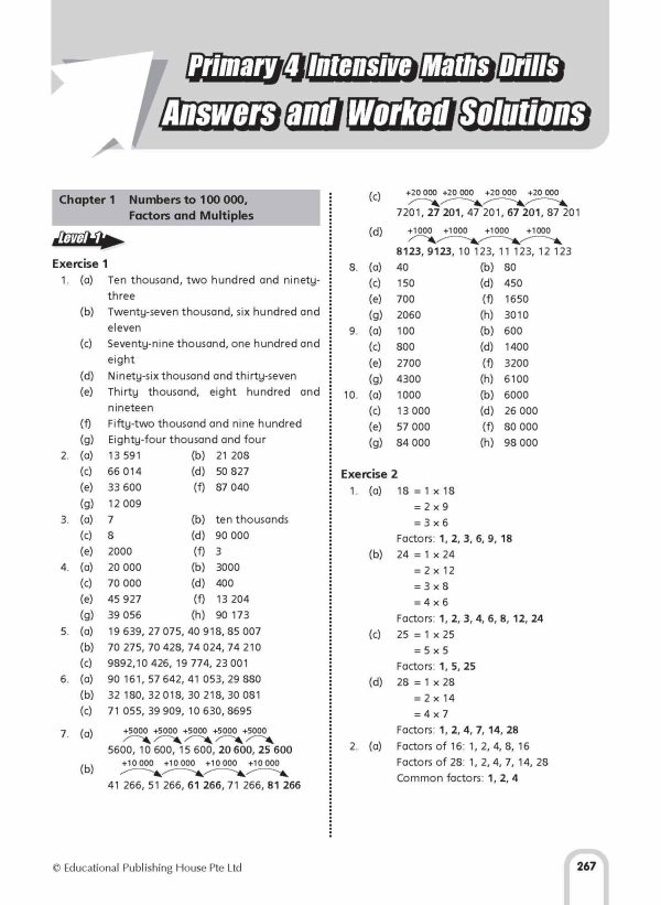 P4 Intensive Maths Drills (3ED)