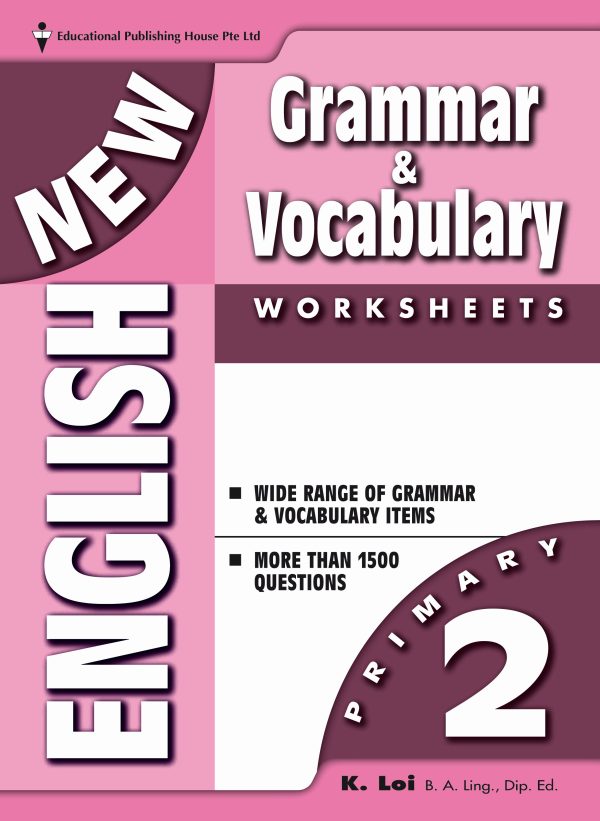 P2 New English Grammar & Vocab Worksheet