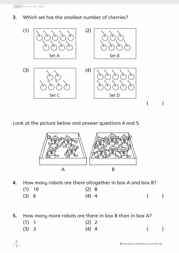 P1 Math Problem Sums Questions EPHmall-(SG)P1 Maths Revision Papers