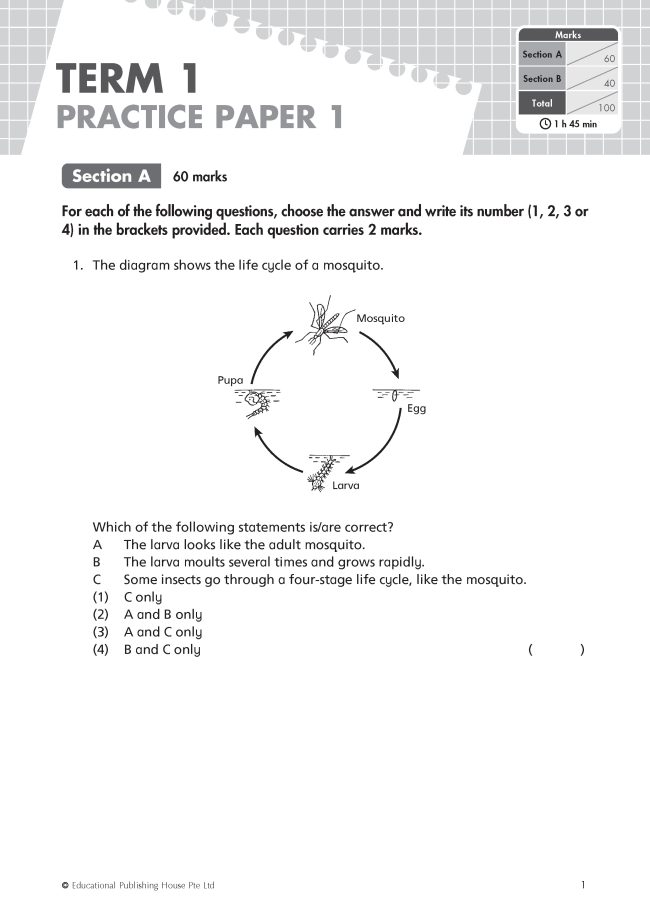 P5 TOP Science Practice Papers